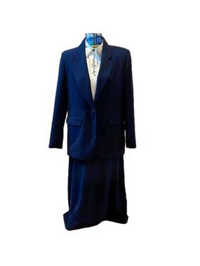 Koret 3 piece suit dress, skirt size 10, shirt and blazer size 8
